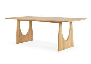 Ruokapöytä Oak Geometric