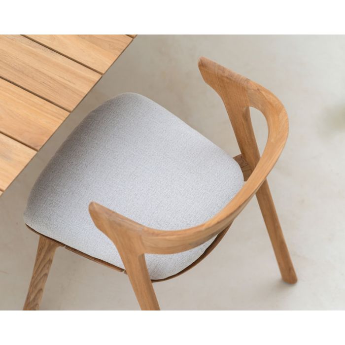 Istuintyyny Bok Outdoor tuoliiin, Off White