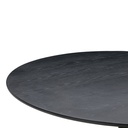 Ruokapöytä Coin 120 cm, tammi, musta