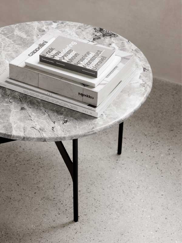 Sohvapöytä Floema 60 cm, marmori