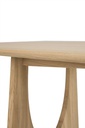 Ruokapöytä Oak Geometric 220 x 100 cm, tammi