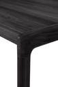Sivupöytä Jack Outdoor 54 x 54 cm, tiikki, musta