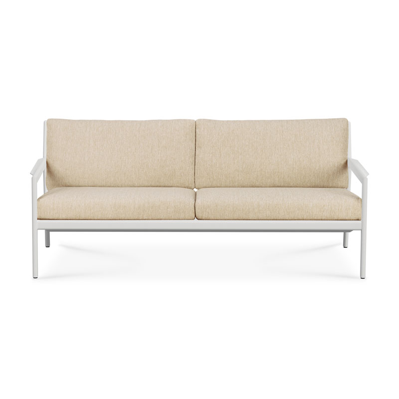Sohva Jack Outdoor 180 cm, alumiini, pehmusteella