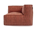 Silky Corner Seat -moduuli, Terracotta