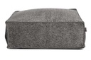 Silky Square Pouf -rahi, Anthracite