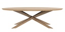 Sohvapöytä Mikado, ovaali 143 x 67 cm, tammi