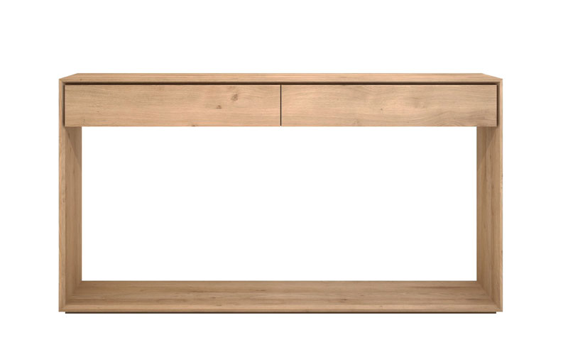 Konsolipöytä Nordic 120 x 40 cm, tammi