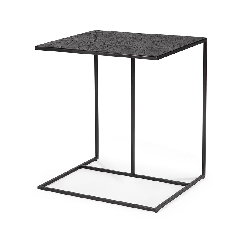 Sivupöytä Triptic 45 x 40 cm, Lava Black