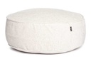 Silky Round Pouf -rahi, Beige