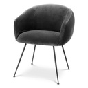 Ruokapöydän tuoli Elbury, Savona Dark Grey velvet