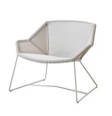 Loungetuoli Breeze, White Grey