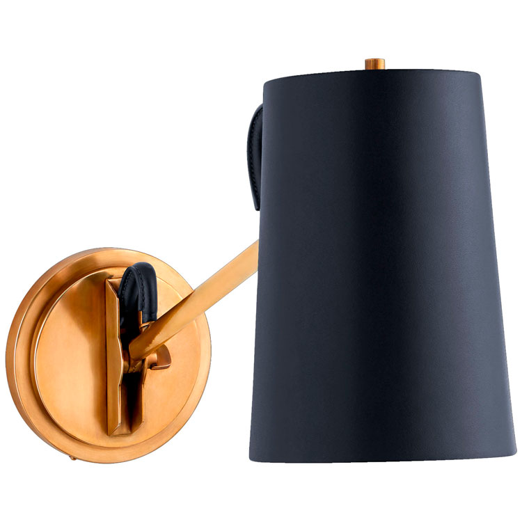 Seinävalaisin Ralph Lauren Benton Single Library Sconce