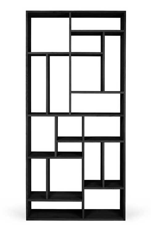 Avohylly M 104 x 219 cm, tammi, musta