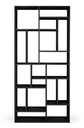 Avohylly M 104 x 219 cm, tammi, musta