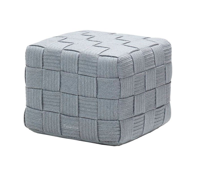 Rahi Cube 48 x 48 cm, Light Grey