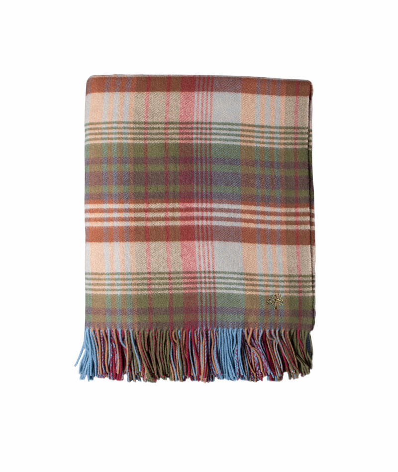 Torkkupeitto Mulberry Home Ancient Tartan, 180 x 150 cm