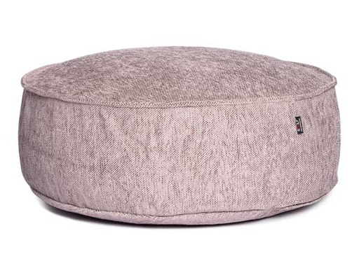 Silky Round Pouf -rahi, Lilac