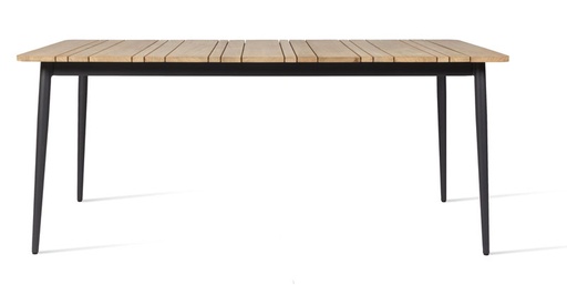Ruokapöytä Leo 180 x 90 cm, tiikkikansi