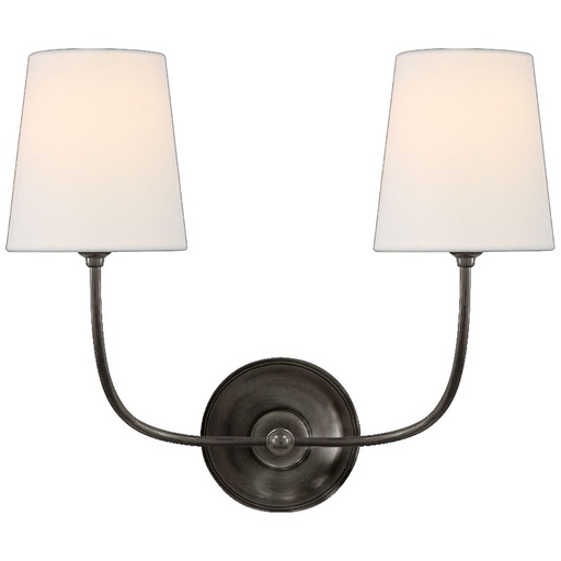 Seinävalaisin Vendome Double Sconce