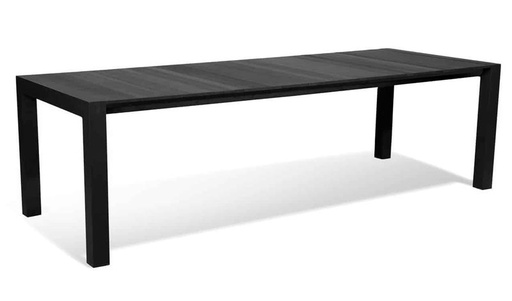 Jatkettava ruokapöytä Mindo 111, 263 x 100 cm, Dark Grey
